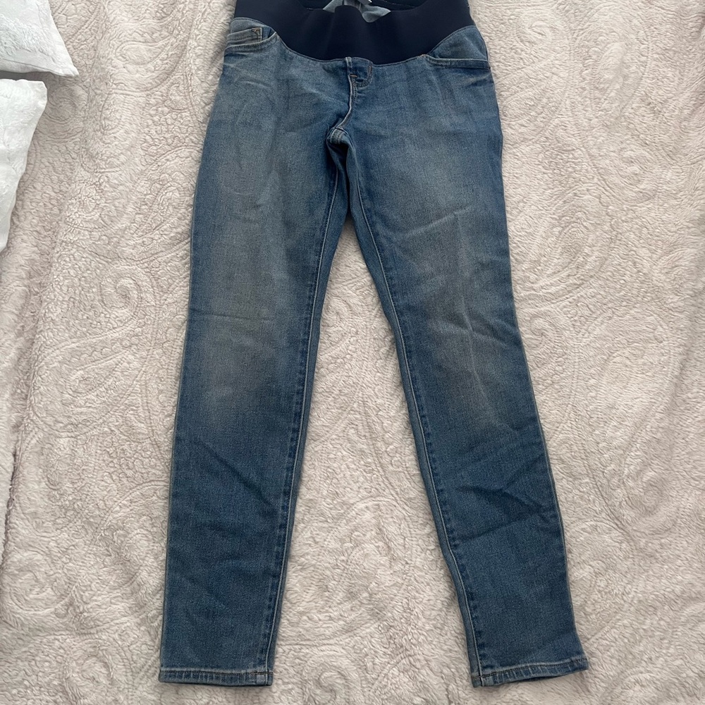 0 short maternity skinny jeans